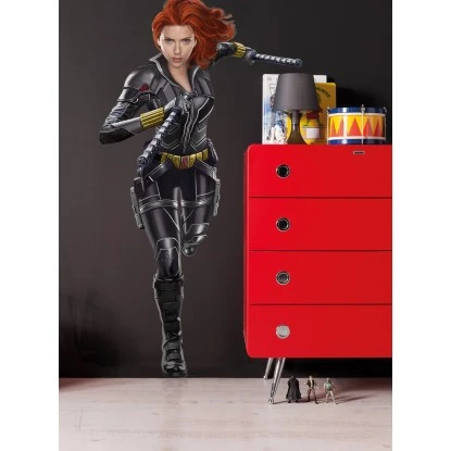 Komar Deko-Sticker Black Widow Run 100 X 70 Cm Gerollt – Bild 2