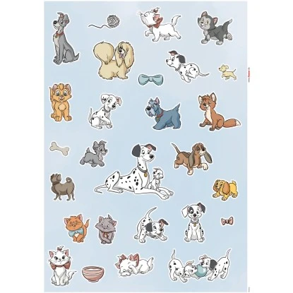 Komar Deko-Sticker Disney Cats & Dogs 50 X 70 Cm Gerollt