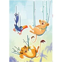 Komar Deko-Sticker Lion King Relax 50 X 70 Cm Gerollt