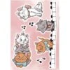 Komar Deko-Sticker Aristocats Kittens 50 X 70 Cm