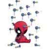 Komar Deko-Sticker Deadpool Shootout 50 X 70 Cm