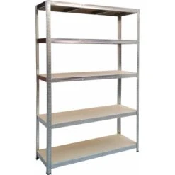 Metall-Schwerlastregal Verzinkt 180 Cm X 120 Cm X 40 Cm