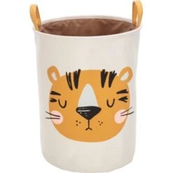 Aufbewahrungskorb Safari Adventure Tigermotiv Ă 35 Cm X 45 Cm