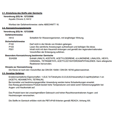 Ipuro Duftkerze Classic Blanc 270 Gr – Bild 2