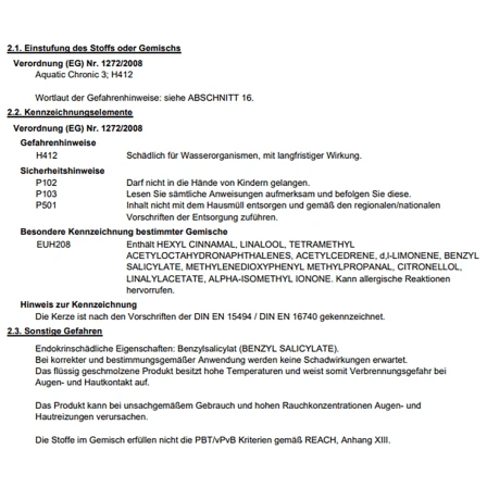 Ipuro Duftkerze Classic Cashmiere 270 Gr – Bild 2