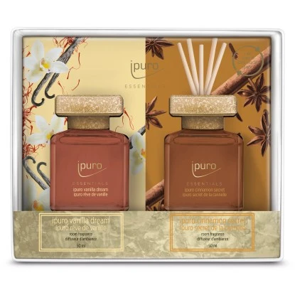 Ipuro Raumduft Essentials 2-er Set Cinnamon Secret & Vanilla Dream
