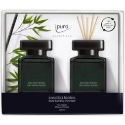 Ipuro Raumduft-Set Essantials Black Bamboo 2 X 50 Ml