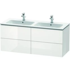 Duravit Waschbeckenunterschrank 129 Cm L-Cube Weiß Hochglanz