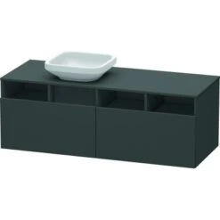 Duravit Waschbeckenunterbau 140 Cm DuraStyle Wandhängend Graphit Matt