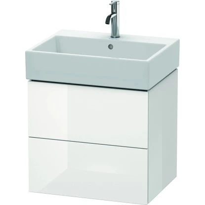 Duravit Waschbeckenunterschrank 58,4 Cm L-Cube Weiß Hochglanz