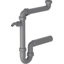 Kirchhoff Raumspar Siphon Küchenspüle Eco Save