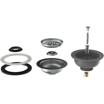 Kirchhoff Siebkörbchen Spüle Eco Save Edelstahl Grau – Bild 5