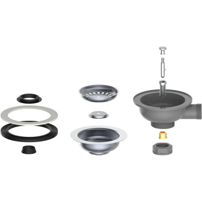 Kirchhoff Siebkörbchen Spüle Eco Save Edelstahl – Bild 3