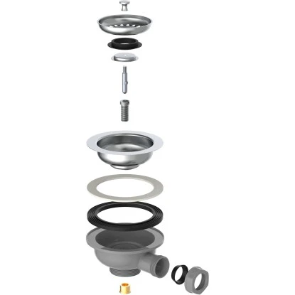 Kirchhoff Siebkörbchen Spüle Eco Save Edelstahl – Bild 4