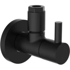 Kirchhoff Universal Eckventil Für Kalt- Und Warmwasserleitungen Schwarz Matt