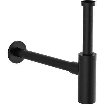 Kirchhoff Design Waschbecken Siphon Schwarz Matt – Bild 2