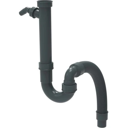 Kirchhoff Flexibler Siphon Küchenspüle Eco Save Aus Recyceltem Kunststoff