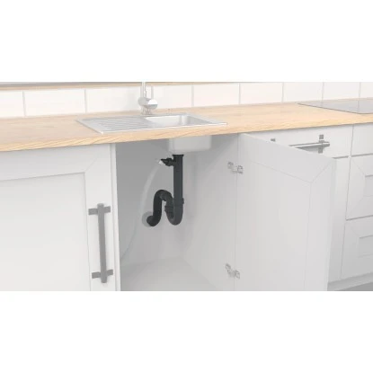 Kirchhoff Flexibler Siphon Küchenspüle Eco Save Aus Recyceltem Kunststoff – Bild 3