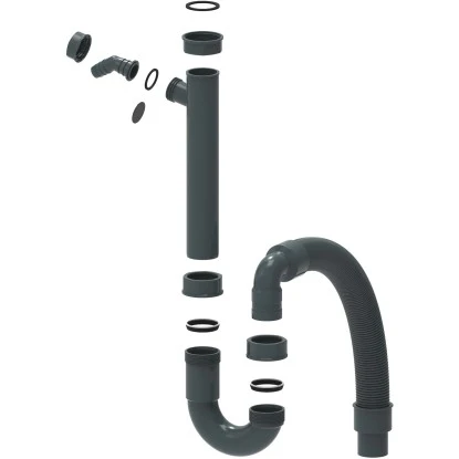 Kirchhoff Flexibler Siphon Küchenspüle Eco Save Aus Recyceltem Kunststoff – Bild 5