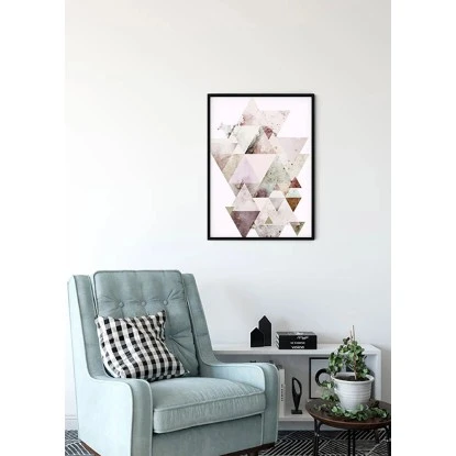 Komar Wandbild Triangles Red 30 X 40 Cm – Bild 2