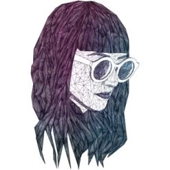 Komar Wandbild Grid Violet 40 X 50 Cm