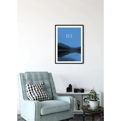 Komar Wandbild Word Lake Blue 30 X 40 Cm â Bild 2