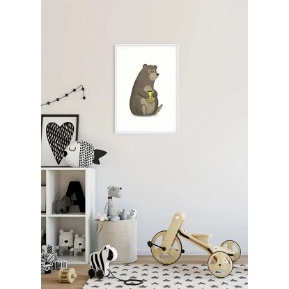 Komar Wandbild Cute Bear 30 X 40 Cm – Bild 2