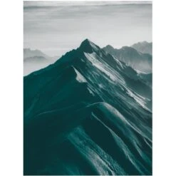 Komar Wandbild Mountains Top 30 X 40 Cm