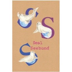 Komar Wandbild ABC Animal S 30 X 40 Cm