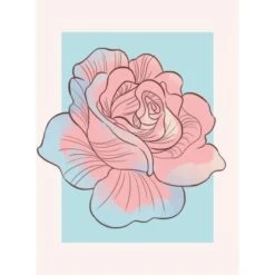 Komar Wandbild Cinderella Rose 30 X 40 Cm