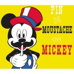 Komar Wandbild Mickey Mouse Moustache 30 X 40 Cm