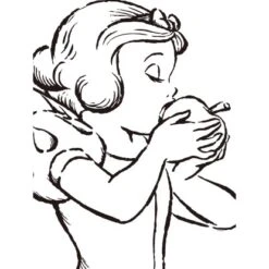 Komar Wandbild Snow White White 30 X 40 Cm