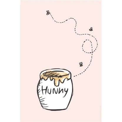 Komar Wandbild Winnie Pooh Hunny Pot 50 X 70 Cm