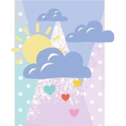 Komar Wandbild Winnie Pooh Clouds 50 X 70 Cm