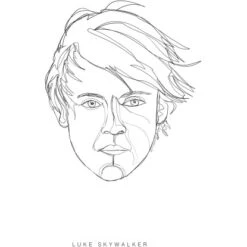 Komar Wandbild Star Wars Luke 30 X 40 Cm