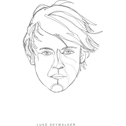 Komar Wandbild Star Wars Luke 30 X 40 Cm