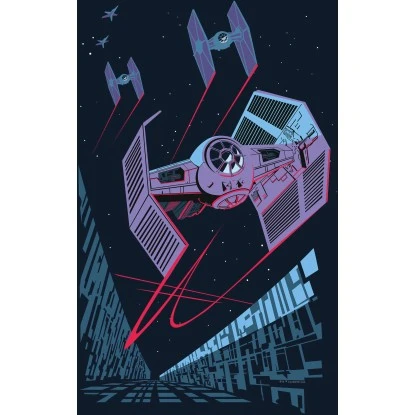 Komar Wandbild Star Wars Fighter 30 X 40 Cm