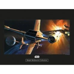 Komar Wandbild Star Wars Orbit War 40 X 30 Cm