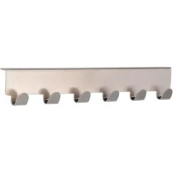 Siro Türgarderobe 2303 Metall Nickelfarben Matt Länge 240 Mm Selbstklebend