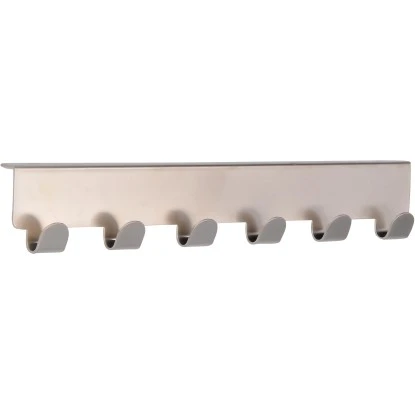 Siro Türgarderobe 2303 Metall Nickelfarben Matt Länge 240 Mm Selbstklebend