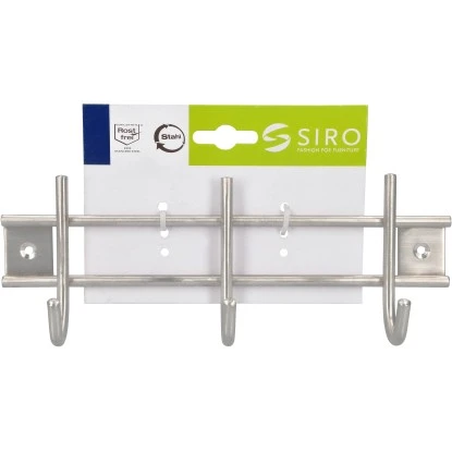 Siro Hakenleiste 2256 Edelstahl Feingeschliffen Länge 220 Mm – Bild 2