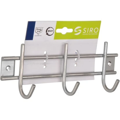 Siro Hakenleiste 2256 Edelstahl Feingeschliffen Länge 220 Mm – Bild 3