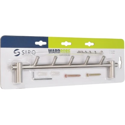 Siro Hakenleiste 2312 Edelstahl Feingeschliffen Länge 320 Mm – Bild 2