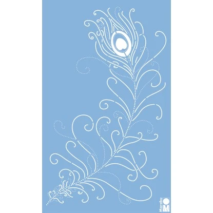 Marabu Schablone 40 X 66 Cm Peacock Feather