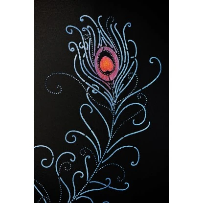 Marabu Schablone 40 X 66 Cm Peacock Feather – Bild 2