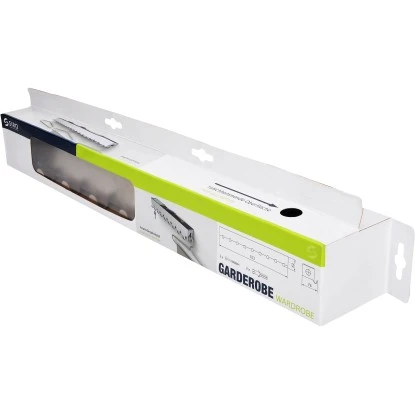 Siro Hakenleiste 2430 Mit Ablage Metall Nickelfarben Matt Länge 513 Mm – Bild 2