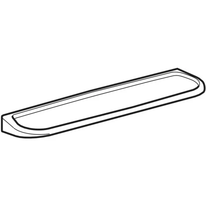 Geberit Wandablage 50 X 14 Cm Renova Mit KeraTect Glasur Alpinweiß – Bild 2