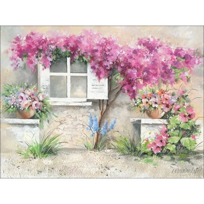 Leinwandbild Villa Viore 77 Cm X 57 Cm