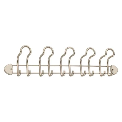 Siro Hakenleiste 1464 Metall Nickel Matt Länge 562 Mm 10 Haken – Bild 5