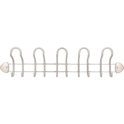 Siro Hakenleiste 1464 Metall Nickel Matt Länge 562 Mm 10 Haken – Bild 2